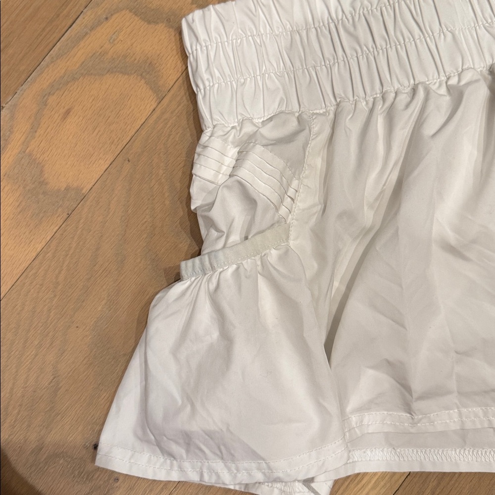 FP Movement White Ruffled Shorts - Picture 2 of 3